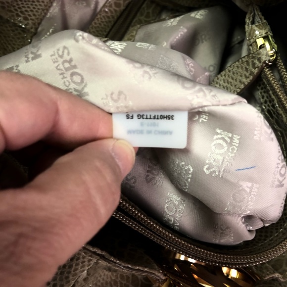 Michael Kors Python snakeskin tote - Picture 7 of 7